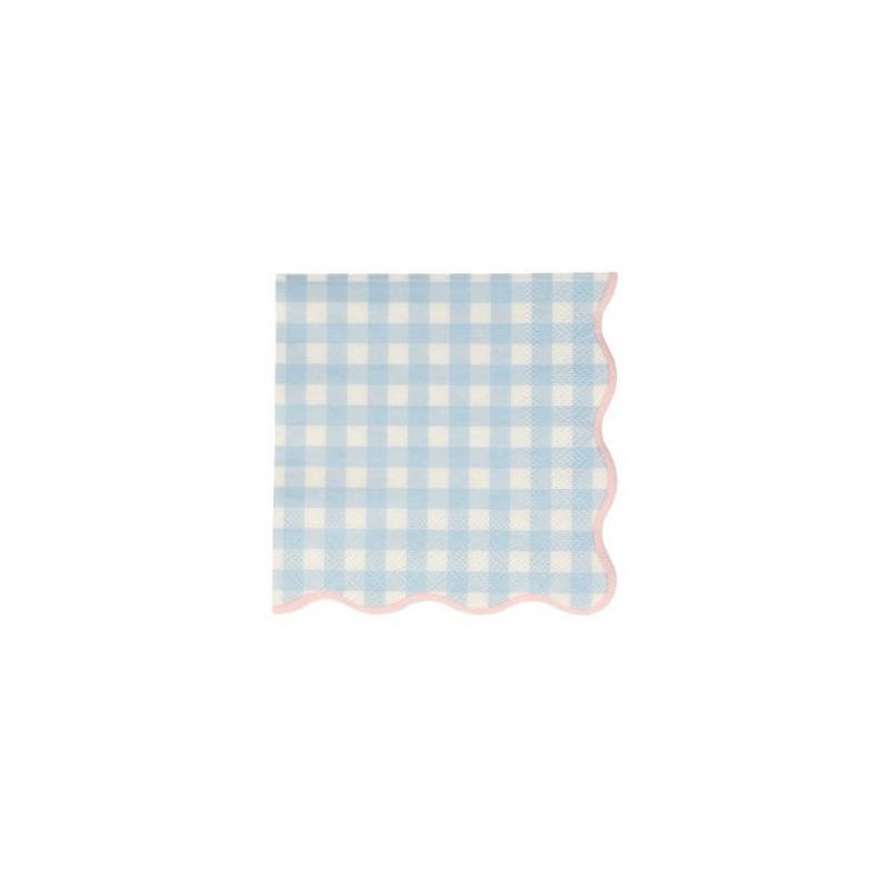 Malé obrúsky Gingham (sada 20 kusov) 3