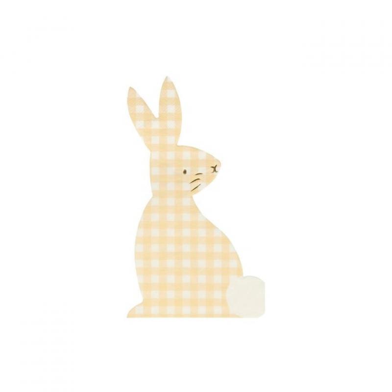 Gingham Bunny obrúsky (sada 16 kusov) 5